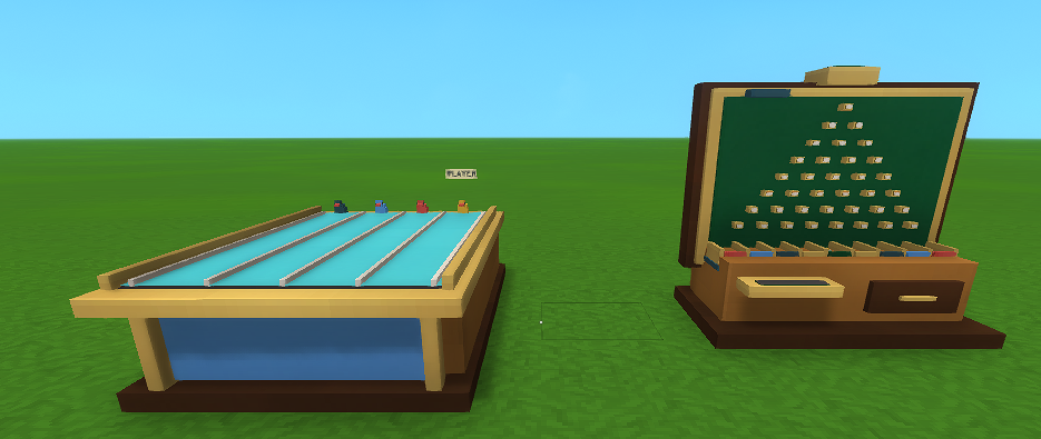 Duck Race and Plinko placed in the world